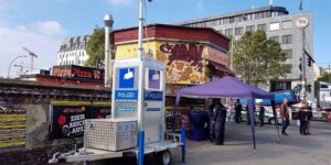 Mobile Security Box 6 in service with the Berlin police for public space monitoring