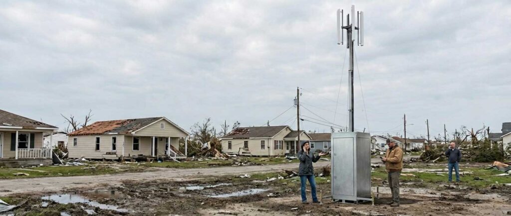 Cómo las torres de seguridad móviles apoyan las comunicaciones en zonas catastróficas y entornos remotos