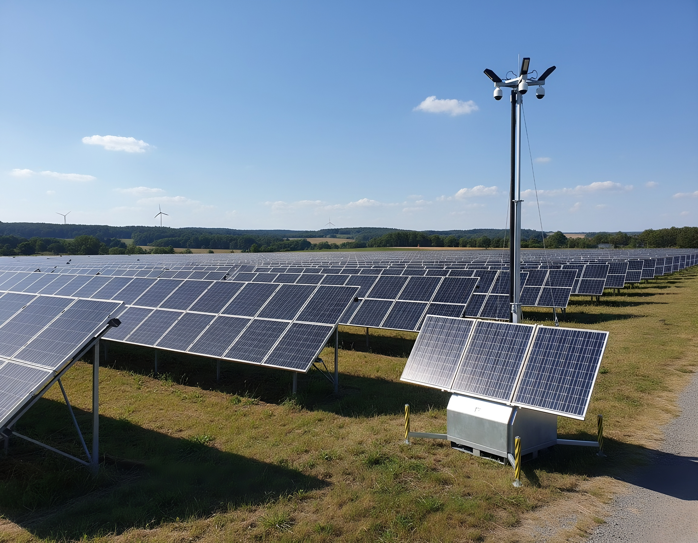 Solar farm security